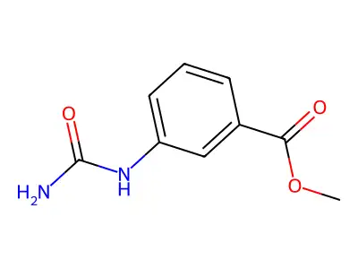 Methyl 3-(carbamoylamino)benzoate structure