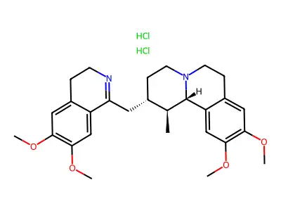 16,17-Dinoremetan, 1',2'-didehydro-1-methyl-6',7',10,11-tetramethoxy-, dihydrochloride, (1-alpha)-(+-)- structure
