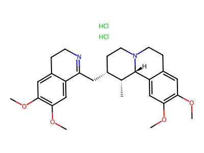 16,17-Dinoremetan, 1',2'-didehydro-1-methyl-6',7',10,11-tetramethoxy-, dihydrochloride, (1-beta)-(+-)- structure