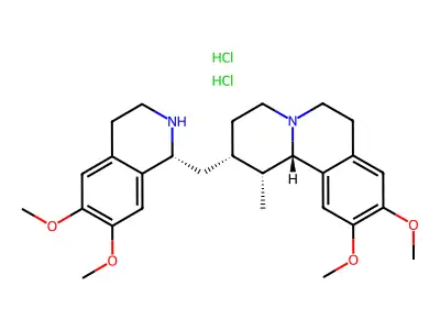 16,17-Dinoremetan, 1-methyl-6',7',10,11-tetramethoxy-, dihydrochloride, (1-beta)-(+-)- structure