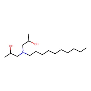 2-Propanol, 1,1'-(decylimino)bis- structure