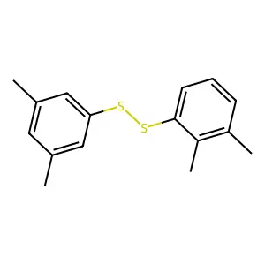 2,3-Xylyl 3,5-xylyl disulfide structure