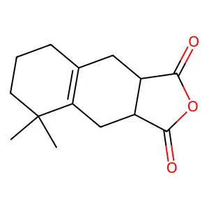 5,5-Dimethyl-3a,4,5,6,7,8,9,9a-octahydronaphtho[2,3-c]furan-1,3-dione structure
