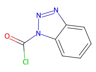 Benzotriazole-1-carbonyl chloride structure