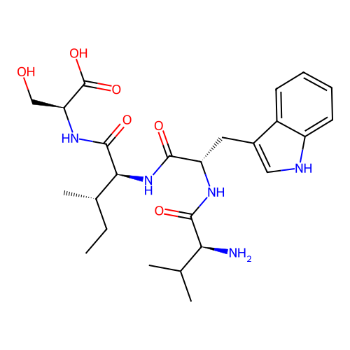 L-Serine, L-valyl-L-tryptophyl-L-isoleucyl- structure