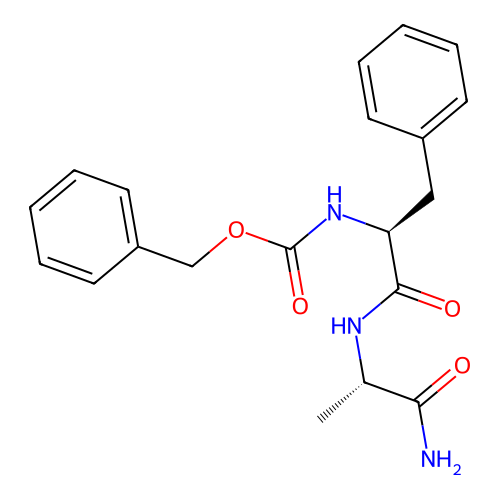 Z-Phe-ala-NH2 structure