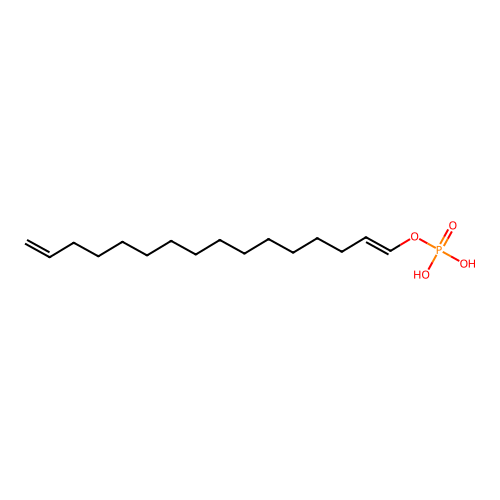 Hexadecadienyl dihydrogen phosphate structure