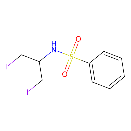 n-(1,3-Diiodopropan-2-yl)benzenesulfonamide structure