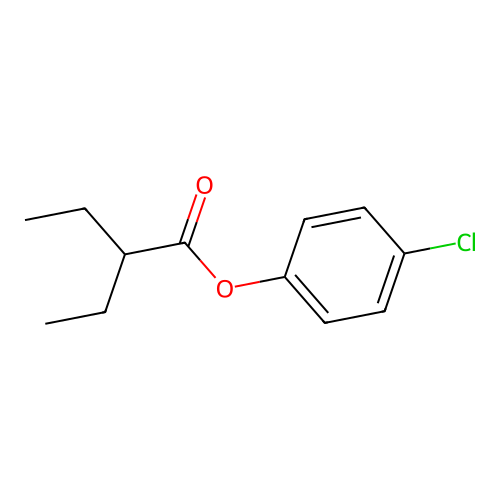 4-Chlorophenyl 2-ethylbutanoate structure