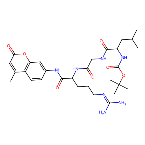 Boc-LGR-AMC structure