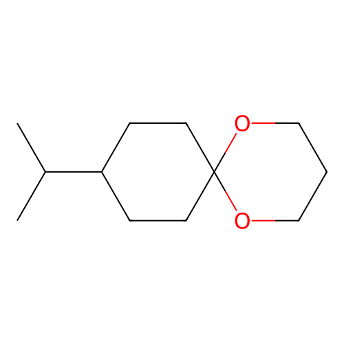 9-Isopropyl-1,5-dioxaspiro(5.5)undecane structure