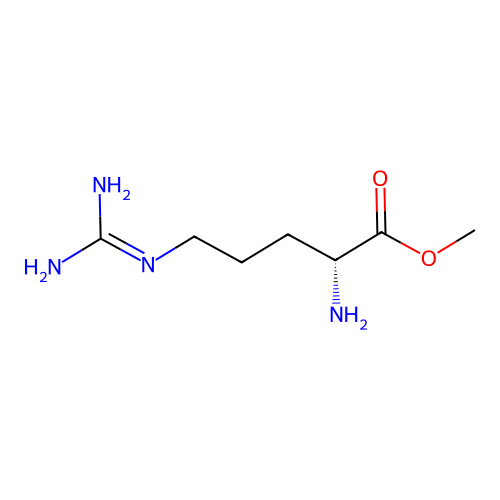 D-Arginine methyl ester structure