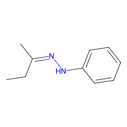 n-[1-Methyl-prop-(e)-ylidene]-n'-phenyl-hydrazine structure