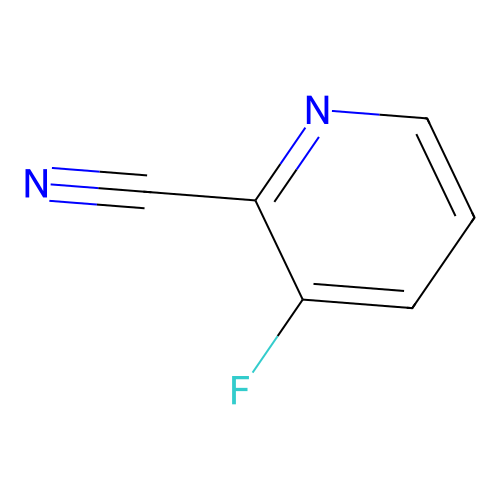 2-Cyano-3-fluoropyridine structure