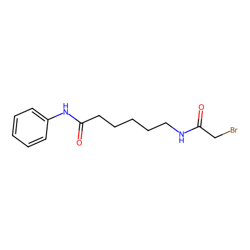 6-(2-Bromo-acetylamino)-hexanoic acid phenylamide structure
