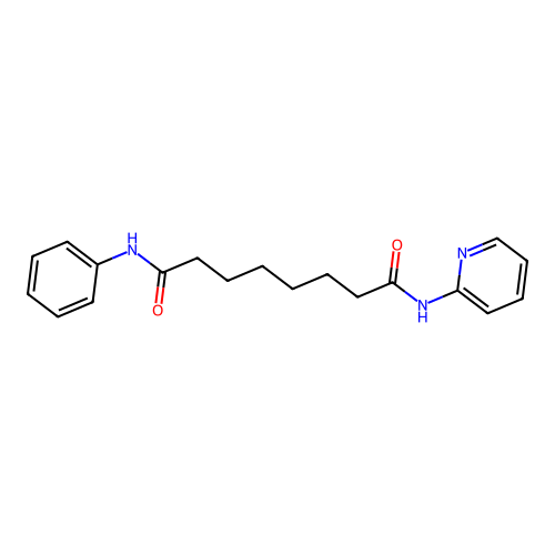 N-Phenyl-N'-(2-pyridyl)octanediamide structure