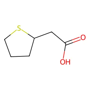 2-Tetrahydrothiopheneacetic acid structure