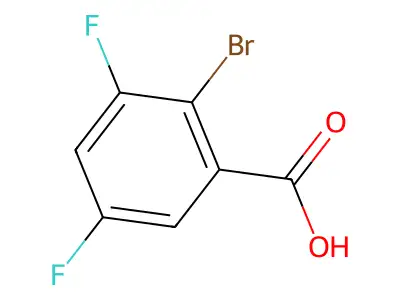 4-Bromo-2,6-difluorobenzoic acid structure