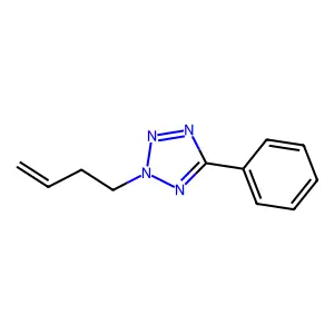 2-(But-3-en-1-yl)-5-phenyl-2H-tetrazole structure