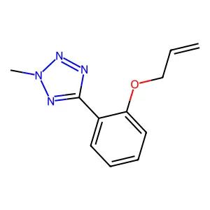 2-Methyl-5-{2-[(prop-2-en-1-yl)oxy]phenyl}-2H-tetrazole structure