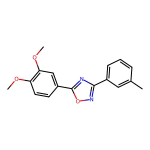 5-(3,4-Dimethoxyphenyl)-3-(3-methylphenyl)-1,2,4-oxadiazole structure