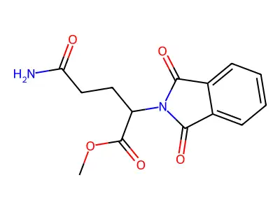 Methyl 2-Phthalimido-glutaramate structure