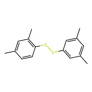 2,4-二甲基苯基3,5-二甲基苯基二硫醚 structure