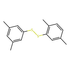 2,5-二甲基苯基3,5-二甲基苯基二硫醚 structure