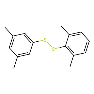 2,6-Xylyl 3,5-xylyl disulfide structure