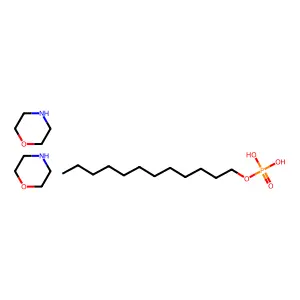 Dodecyl dihydrogen phosphate--morpholine (1/2) structure
