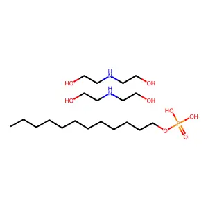Dodecyl dihydrogen phosphate, compound with 2,2'-iminodiethanol (1:2) structure