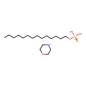 吗啉鎓十四烷基磷酸氢酯 structure