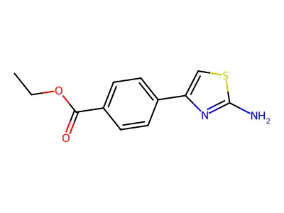 4-(2-Aminothiazol-4-yl)benzoic acid ethyl ester structure