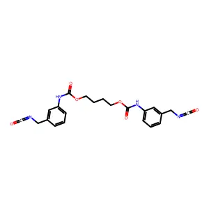 Carbamic acid, N-(3-isocyanatomethylphenyl)-, C,C'-(1,4-butanediyl) ester structure