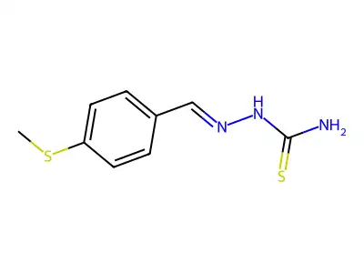 Hydrazinecarbothioamide,2-[[4-(methylthio)phenyl]methylene]- structure
