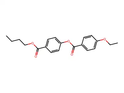 Benzoic acid, 4-ethoxy-, 4-(butoxycarbonyl)phenyl ester structure