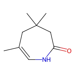 4,4,6-trimethyl-3,5-dihydro-1H-azepin-2-one structure
