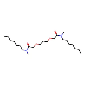 Acetamide, 2,2'-[1,3-propanediylbis(oxy)]bis[N-heptyl-N-methyl- structure