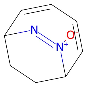7,8-Diazabicyclo[4.2.2]deca-2,4,7-triene, 7-oxide structure