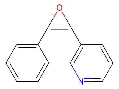 Benzo(h)quinoline-5,6-oxide structure