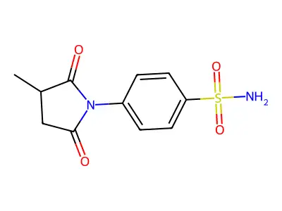 4-(3-Methyl-2,5-dioxopyrrolidin-1-yl)benzene-1-sulfonamide structure