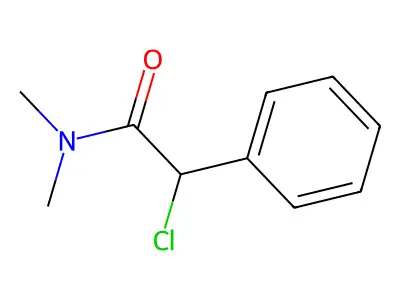 2-chloro-N,N-dimethyl-2-phenylacetamide structure
