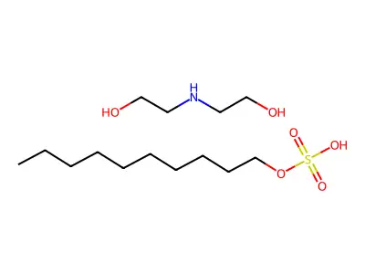 Sulfuric acid, monodecyl ester, compd. with 2,2'-iminobis(ethanol) (1:1) structure