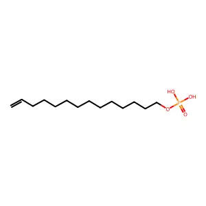 十四碳-13-烯-1-基磷酸二氢酯 structure