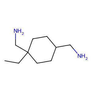 1-乙基-1,4-环己烷二甲醇胺 structure