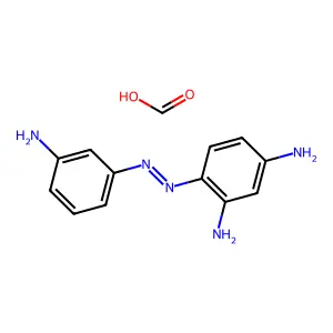 Formic acid, compd. with 4-[2-(3-aminophenyl)diazenyl]-1,3-benzenediamine (1:1) structure