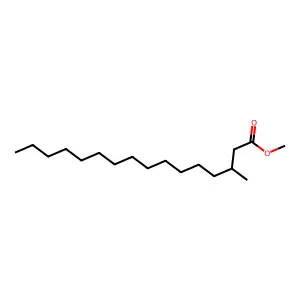 Methyl 3-methylhexadecanoate structure