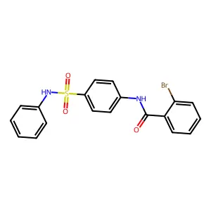 2-bromo-N-[4-(phenylsulfamoyl)phenyl]benzamide structure