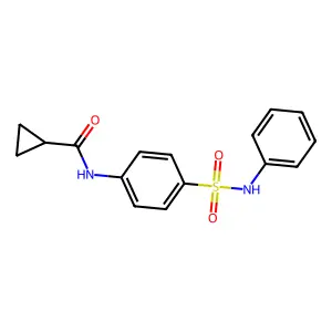 N-[4-(phenylsulfamoyl)phenyl]cyclopropanecarboxamide structure