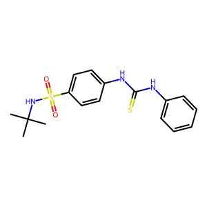 1-[4-(Tert-butylsulfamoyl)phenyl]-3-phenylthiourea structure